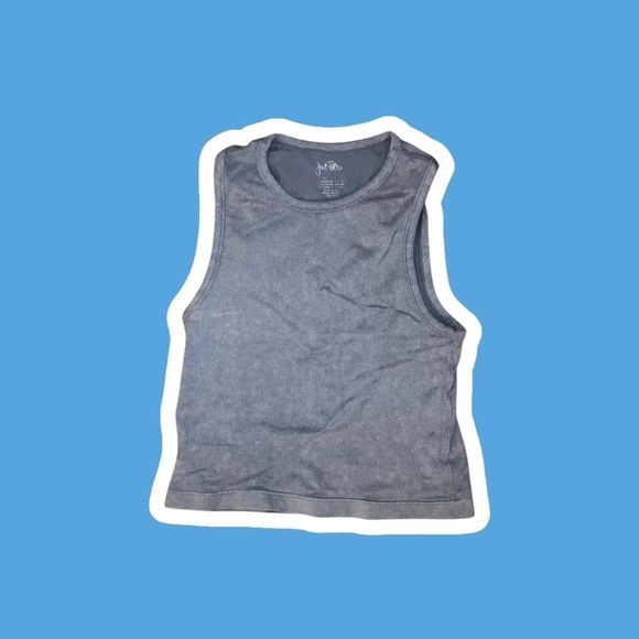 Just Polly Tops - Vintage Just Polly stretchy sleeveless shirt tank top baby blue y2k women’s med